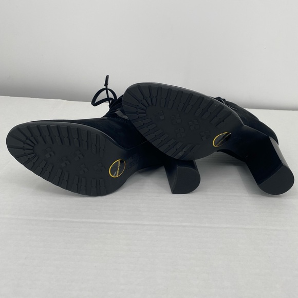 Lauren Ralph Lauren Womens Mabel Suede Lace-Up Booties Black Size 8.5‎ - Picture 11 of 14